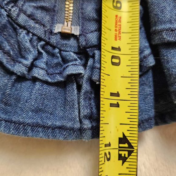 New women's M Gap x LoveShackFancy denim corset top - Picture 10 of 11